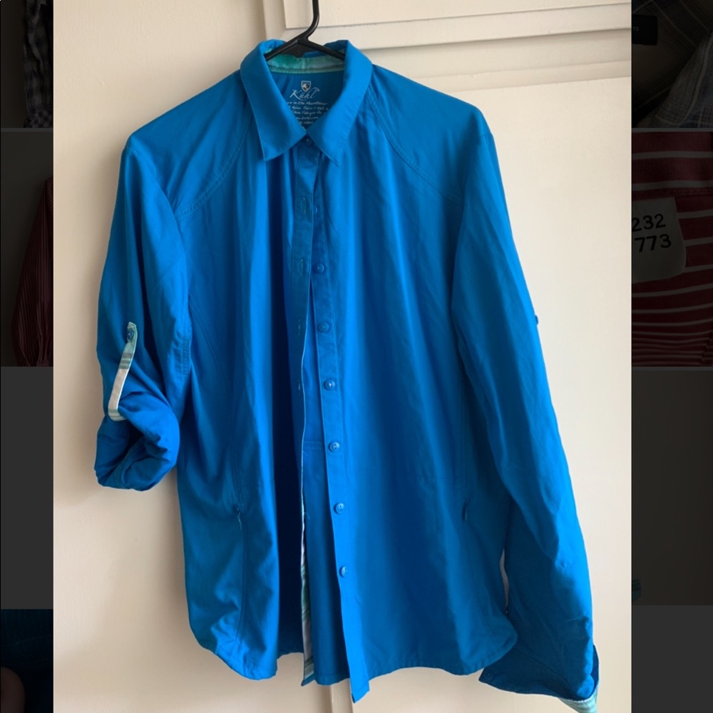 Kuhl blue button down
